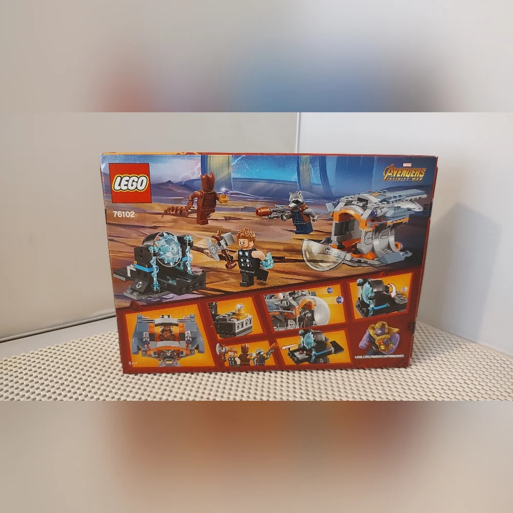 Lego 76102 Thor's Weapon Quest Marvel Super Heroes Avengers Infinity War Build